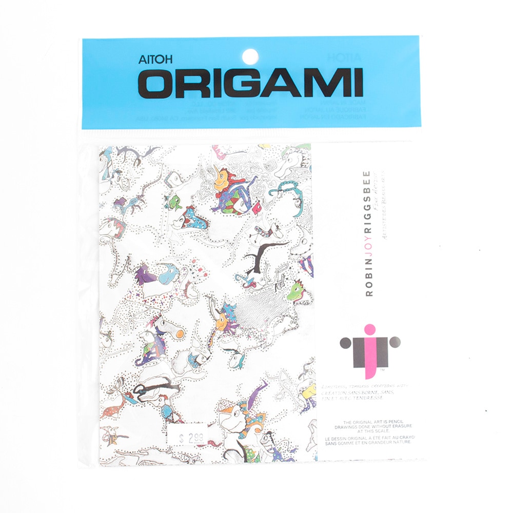 Aitoh, Origami Paper, RJR-02, Robin Joy Riggsbee, 5-7/8"